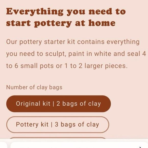 Club Terracotta DIY Original Pottery Kit Box Home Decor Art & Craft Set - Picture 2 of 15